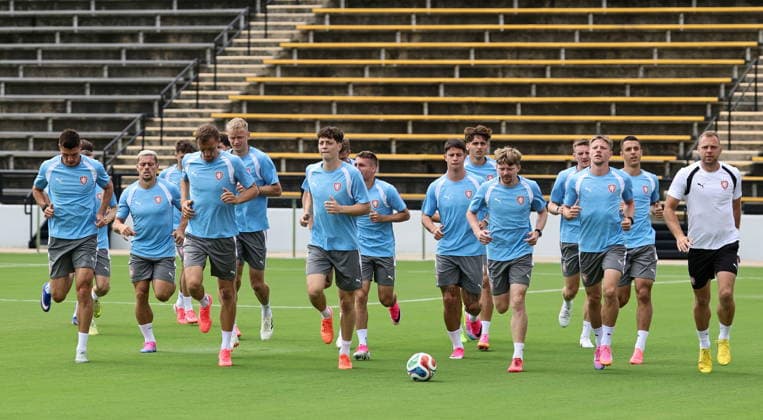 FIFA World Cup, WM, Weltmeisterschaft, Fussball 2026 - Czechia training session Czechia s national soccer players attend a training session in Kennesaw, Georgia, USA, 17 June 2026. Czechia will face South Africa on 18 June in a FIFA World Cup 2026 group A match. KENNESAW United States  Copyright: xRONALDxWITTEKx