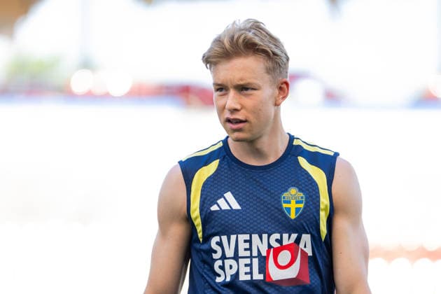 260617 Daniel Svensson of the Swedish national football team at a training session during day 7 of the FIFA World Cup, WM, Weltmeisterschaft, Fussball 2026 on June 17, 2026 in Dallas. Photo: Petter Arvidson BILDBYRAN kod PA PA1238 fotboll football soccer fotball vm fotbolls-vm fotball-vm fotbolls-vm 2026 fifa world cup 2026 träning practice training sverige sweden sverige a day 7 bbeng