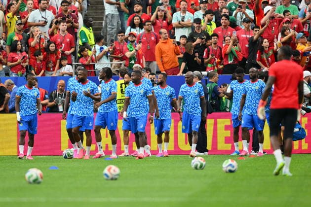 FIFA World Cup, WM, Weltmeisterschaft, Fussball 2026 - Group K - Portugal vs DR Congo Players of DR Congo warm up before the FIFA World Cup 2026 group stage match Portugal against Democratic Republic of Congo, in Houston, USA, 17 June 2026. HOUSTON United States  Copyright: xSAMxWASSONx