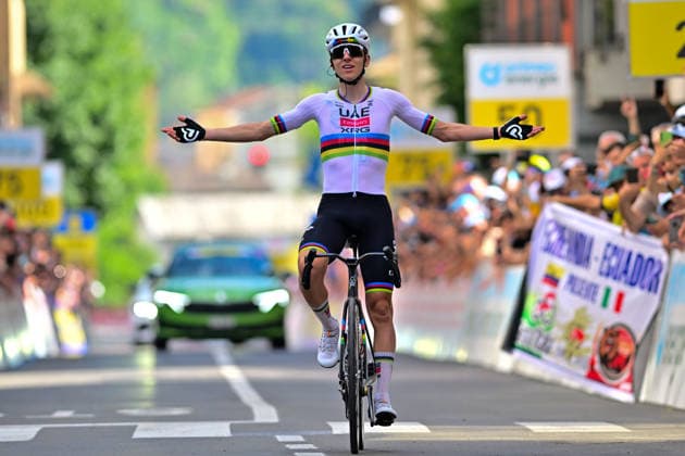 Tadej POGACAR Tour de Suisse 2026 First Stage Sondrio 17.06.2026 POGAÄaAR Tadej (POGAÄaAR Tadej) Slovakia Tour de Suisse 2026 First Stage Sondrio º Sondrio (144km) - 17.06.2026. 2026 UCI WorldTour