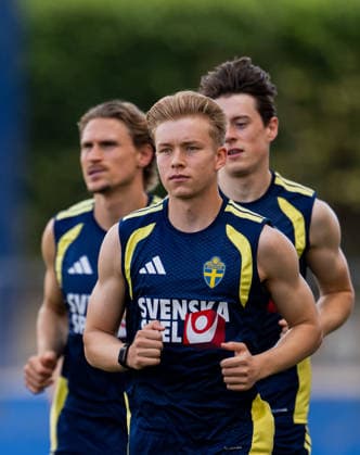 260617 Daniel Svensson of the Swedish national football team at a training session during day 7 of the FIFA World Cup, WM, Weltmeisterschaft, Fussball 2026 on June 17, 2026 in Dallas. Photo: Petter Arvidson BILDBYRAN kod PA PA1238 fotboll football soccer fotball vm fotbolls-vm fotball-vm fotbolls-vm 2026 fifa world cup 2026 träning practice training sverige sweden sverige a day 7 bbeng