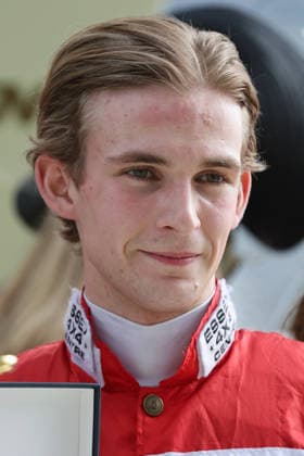 17.06.2026, Ascot, Windsor, GBR - Portrait of jockey Harry Davies. Ascot racecourse. (Jockey, Davies, Portrait, Portraet) 260617D599ROYAL_ASCOT.JPG