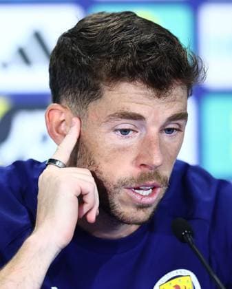 Ryan Christie of Scotland Scotland Training and press conference, PK, Pressekonferenz 2026 FIFA World Cup, WM, Weltmeisterschaft, Fussball Football, Atrium Health Performance Park, Charlotte, USA - 17 Jun 2026Charlotte Atrium Health Performance Park United States of America EDITORIAL USE ONLY No use with unauthorised audio, video, data, fixture lists, club league logos or live services. Online in-match use limited to 120 images, no video emulation. No use in betting, games or single club league player publications.  Copyright: xMichaelxZemanek Shutterstockx 16928927bh