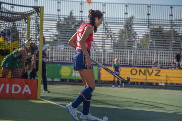 Candela Mejias 16 16 during the FIH Pro League game between Spain and Ireland at HC Rotterdam stadion, Netherlands.  Copyright: xArnexvanxderxBenx xSPPx Sportspressphoto_SPR168537