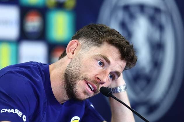 Ryan Christie of Scotland Scotland Training and press conference, PK, Pressekonferenz 2026 FIFA World Cup, WM, Weltmeisterschaft, Fussball Football, Atrium Health Performance Park, Charlotte, USA - 17 Jun 2026Charlotte Atrium Health Performance Park United States of America EDITORIAL USE ONLY No use with unauthorised audio, video, data, fixture lists, club league logos or live services. Online in-match use limited to 120 images, no video emulation. No use in betting, games or single club league player publications.  Copyright: xMichaelxZemanek Shutterstockx 16928927bs