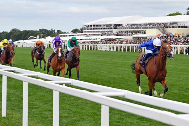 17.06.2026, Ascot, Windsor, GBR - Ombudsman with William Buick up wins the Prince Of Wales s Stakes. Ascot racecourse. (Pferd, Jockey, Ombudsman, Buick, Sieg, Ziel, Zielankunft) 260617C902ROYAL_ASCOT.JPG