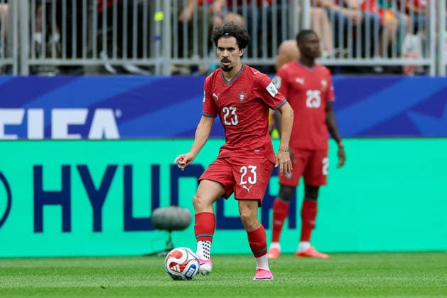 Vitinha (Portugal) controls the ball during the FIFA World Cup, WM, Weltmeisterschaft, Fussball 2026 Group K match between Portugal and Congo DR at Houston Stadium on June 17, 2026 in Houston, United States. (Photo by Torbjorn Tande DeFodi Images) -