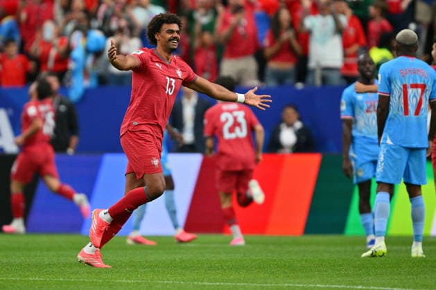 FIFA World Cup, WM, Weltmeisterschaft, Fussball 2026 - Group K - Portugal vs DR Congo Renato Veiga of Portugal celebrates after the team scored the 1-0 goal during the FIFA World Cup 2026 group stage match Portugal against Democratic Republic of Congo, in Houston, USA, 17 June 2026. HOUSTON United States  Copyright: xSAMxWASSONx