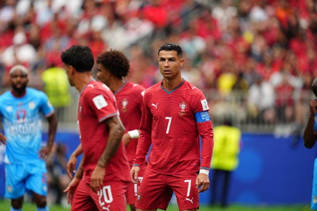 Portugal v DR Congo - FIFA World Cup, WM, Weltmeisterschaft, Fussball 2026 - Group K HOUSTON, USA - JUNE 17: Cristiano Ronaldo of Portugal in action during the 2026 FIFA World Cup First Stage Group K match between Portugal and DR Congo at NRG Stadium (Houston Stadium) in Houston, Texas, United States on June 17, 2026. Hakan Akgun Anadolu Texas United States. Editorial use only. Please get in touch for any other usage.  Copyright: x2026xAnadoluxHakanxAkgunx
