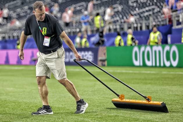 DALLAS, 17-06-2026, Dallas AT&T Stadium, World Cup 2026 Match between England and Croatia. Picture shows field engineer England - Croatia (World Cup 2026)  x204426572x Copyright: