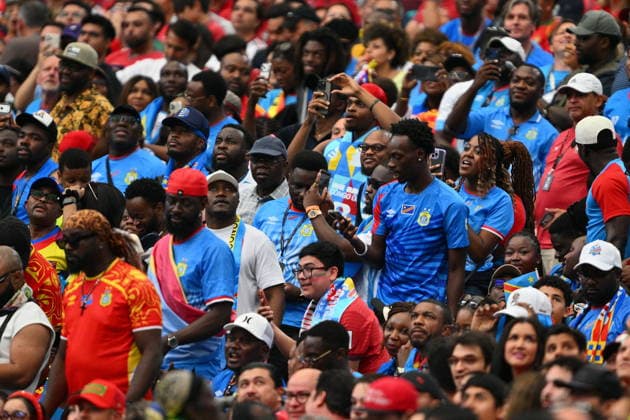 FIFA World Cup, WM, Weltmeisterschaft, Fussball 2026 - Group K - Portugal vs DR Congo Supporters of DR Congo during the FIFA World Cup 2026 group stage match Portugal against Democratic Republic of Congo, in Houston, USA, 17 June 2026. HOUSTON United States  Copyright: xSAMxWASSONx