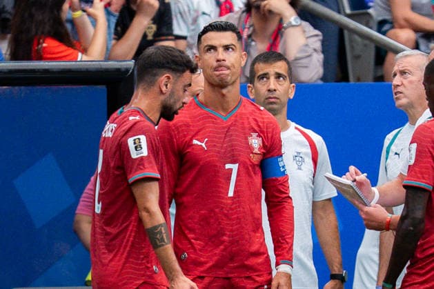 FIFA Fussball Weltmeisterschaft 2026, Gruppe K, Spiel 1, Portugal vs. DR Kongo, 17.06.2026 im NRG Stadium in Houton, Texas Cristiano Ronaldo Bruno Fernandes