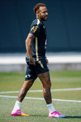 Treino da Seleção Brasileira NOVA JERSEY, NJ - 17.06.2026: TREINO DA SELEcaO BRASILEIRA - Neymar Jr. during a training session with the Brazilian national team, Nationalteam at the New York Red Bulls training center in Morristown, New Jersey, United States. The Brazilian team faces Haiti on Friday in the second round of Group C of the 2026 FIFA World Cup, WM, Weltmeisterschaft, Fussball (Photo: Marcelo Machado de Melo Fotoarena) x2963857x  MarceloxMachadoxdexMelo