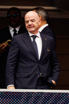 Gianni Infantino seen during FIFA World Cup, WM, Weltmeisterschaft, Fussball 2026 game between national teams of Portugal and DR Congo (Grzegorz Wajda Ball Raw Images) Arlington Dallas Stadium USA Copyright: xGrzegorzxWajdax grzegorzwajda_portugal_drcongo_2526_4-9