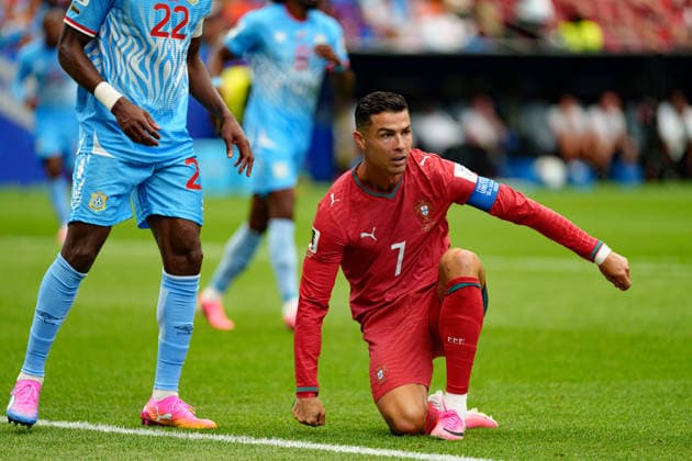 Cristiano Ronaldo seen during FIFA World Cup, WM, Weltmeisterschaft, Fussball 2026 game between national teams of Portugal and DR Congo (Alejandro Espino Ball Raw Images) Arlington Dallas Stadium USA Copyright: xAlejandroxEspinox alejandroespino_portugal_drcongo_2526_2-14