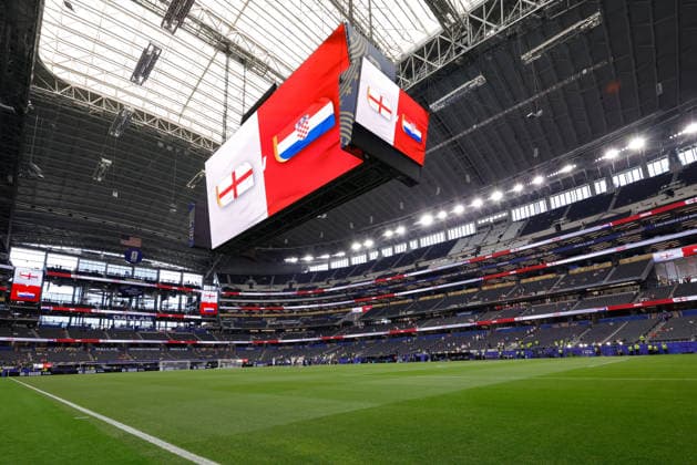 June 17, 2026, Arlington, Texas, USA: Dallas Stadium before the 2026 FIFA World Cup, WM, Weltmeisterschaft, Fussball match between England and Croatia on June 17, 2026 in Arlington, Texas. Arlington USA - ZUMAa325 20260617_zsa_a325_002 Copyright: xDavidxBalleringxIix