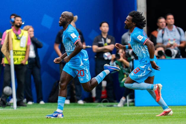 FIFA Fussball Weltmeisterschaft 2026, Gruppe K, Spiel 1, Portugal vs. DR Kongo, 17.06.2026 im NRG Stadium in Houton, Texas Tor zum 1:1 durch Yoane Wissa
