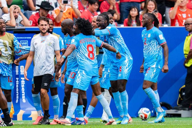 FIFA Fussball Weltmeisterschaft 2026, Gruppe K, Spiel 1, Portugal vs. DR Kongo, 17.06.2026 im NRG Stadium in Houton, Texas Tor zum 1:1 durch Yoane Wissa