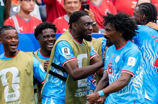 FIFA Fussball Weltmeisterschaft 2026, Gruppe K, Spiel 1, Portugal vs. DR Kongo, 17.06.2026 im NRG Stadium in Houton, Texas Tor zum 1:1 durch Yoane Wissa