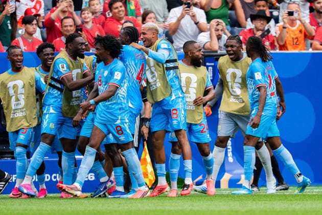 FIFA Fussball Weltmeisterschaft 2026, Gruppe K, Spiel 1, Portugal vs. DR Kongo, 17.06.2026 im NRG Stadium in Houton, Texas Tor zum 1:1 durch Yoane Wissa