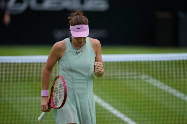 Lexus Nottingham Open - Day Three Tatjana Maria of Germany competes during the Round of 16 singles match at the 2026 Lexus Nottingham Open Women s tennis tournament at the Nottingham Tennis Centre in Nottingham, England, on June 17, 2026. London Great Britain United Kingdom  Copyright: xOwenxHammondx originalFilename:hammond-2026lexu260617_npHgl.jpg