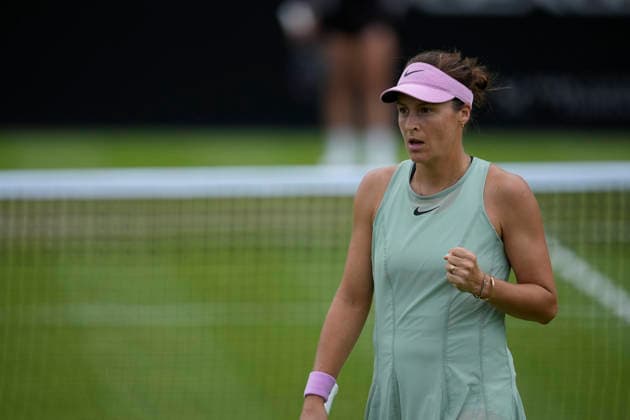 Lexus Nottingham Open - Day Three Tatjana Maria of Germany competes during the Round of 16 singles match at the 2026 Lexus Nottingham Open Women s tennis tournament at the Nottingham Tennis Centre in Nottingham, England, on June 17, 2026. London Great Britain United Kingdom  Copyright: xOwenxHammondx originalFilename:hammond-2026lexu260617_npOgT.jpg