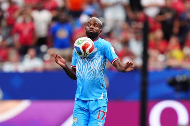 Portugal v DR Congo - FIFA World Cup, WM, Weltmeisterschaft, Fussball 2026 - Group K HOUSTON, USA - JUNE 17: Cedric Bakambu of DR Congo in action during the 2026 FIFA World Cup First Stage Group K match between Portugal and DR Congo at NRG Stadium (Houston Stadium) in Houston, Texas, United States on June 17, 2026. Hakan Akgun Anadolu Texas United States. Editorial use only. Please get in touch for any other usage.  Copyright: x2026xAnadoluxHakanxAkgunx