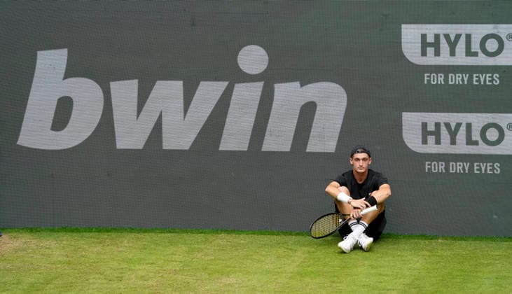 photo : Terence ATMANE (FRA) verliert in 2 Sätzen gegen Medvedev Tennis-Turnier Terra Wortmann Cup im Gerry Weber Sportpark in Halle Westfalen am Mi. 17.06.2026