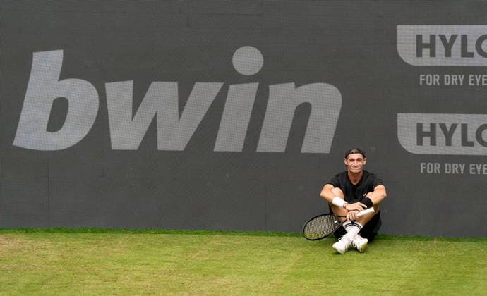 photo : Terence ATMANE (FRA) verliert in 2 Sätzen gegen Medvedev Tennis-Turnier Terra Wortmann Cup im Gerry Weber Sportpark in Halle Westfalen am Mi. 17.06.2026