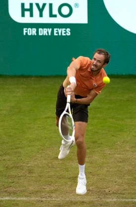 photo : Daniil Medvedev gewinnt in 2 Sätzen Tennis-Turnier Terra Wortmann Cup im Gerry Weber Sportpark in Halle Westfalen am Mi. 17.06.2026