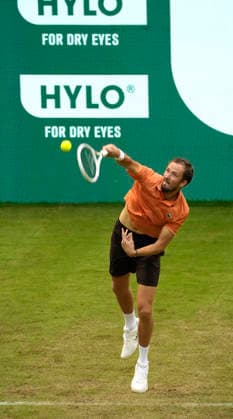 photo : Daniil Medvedev gewinnt in 2 Sätzen Tennis-Turnier Terra Wortmann Cup im Gerry Weber Sportpark in Halle Westfalen am Mi. 17.06.2026