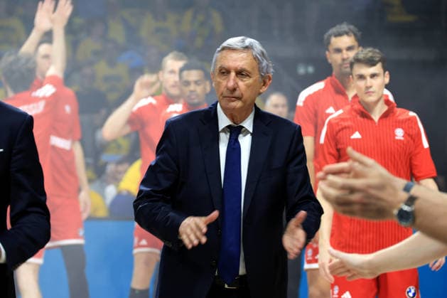 DEU, easyCredit BBL, ALBA vs. Bayern Muenchen, 17.06.2026, Uber-Arena, Berlin, DEU, easyCredit BBL, ALBA vs. Bayern Muenchen, im Bild Head Coach Svetislav Pesic (FC Bayern Muenchen)