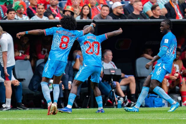 FIFA Fussball Weltmeisterschaft 2026, Gruppe K, Spiel 1, Portugal vs. DR Kongo, 17.06.2026 im NRG Stadium in Houton, Texas Tor zum 1:1 durch Yoane Wissa