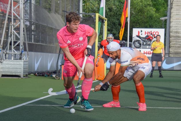 Justus Weigand 19 19 during the FIH Pro League game between India and Germany at HC Rotterdam stadion, Netherlands.  Copyright: xArnexvanxderxBenx xSPPx Sportspressphoto_SPR168663