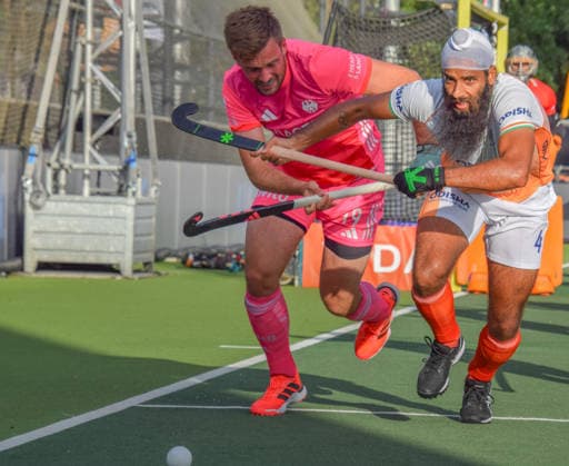 Justus Weigand 19 19 during the FIH Pro League game between India and Germany at HC Rotterdam stadion, Netherlands.  Copyright: xArnexvanxderxBenx xSPPx Sportspressphoto_SPR168665