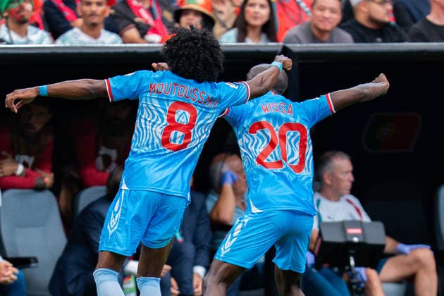 FIFA Fussball Weltmeisterschaft 2026, Gruppe K, Spiel 1, Portugal vs. DR Kongo, 17.06.2026 im NRG Stadium in Houton, Texas Tor zum 1:1 durch Yoane Wissa