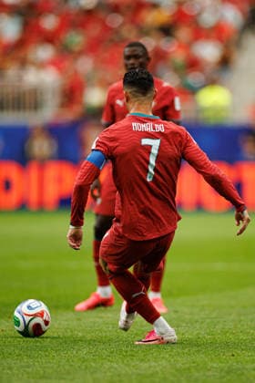 Cristiano Ronaldo seen during FIFA World Cup, WM, Weltmeisterschaft, Fussball 2026 game between national teams of Portugal and DR Congo (Grzegorz Wajda Ball Raw Images) Arlington Dallas Stadium USA Copyright: xGrzegorzxWajdax grzegorzwajda_portugal_drcongo_25226_4-8