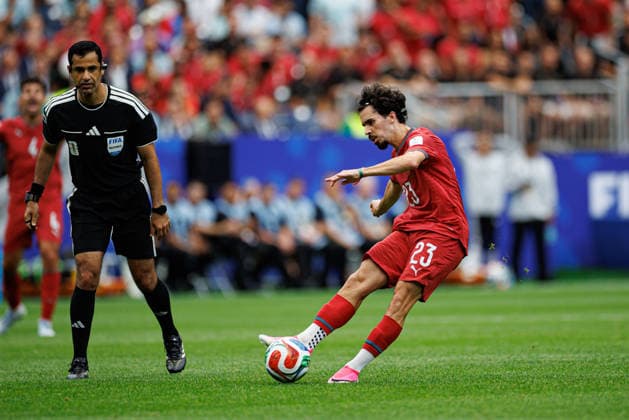 Vitinha seen during FIFA World Cup, WM, Weltmeisterschaft, Fussball 2026 game between national teams of Portugal and DR Congo (Grzegorz Wajda Ball Raw Images) Arlington Dallas Stadium USA Copyright: xGrzegorzxWajdax grzegorzwajda_portugal_drcongo_25226_4-34