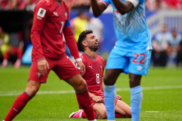 Portugal v DR Congo - FIFA World Cup, WM, Weltmeisterschaft, Fussball 2026 - Group K HOUSTON, USA - JUNE 17: Bruno Fernandes of Portugal in action during the 2026 FIFA World Cup First Stage Group K match between Portugal and DR Congo at NRG Stadium (Houston Stadium) in Houston, Texas, United States on June 17, 2026. Hakan Akgun Anadolu Texas United States. Editorial use only. Please get in touch for any other usage.  Copyright: x2026xAnadoluxHakanxAkgunx