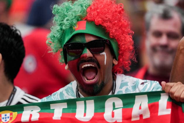 Fans of Portugal during a FIFA Men’s World Cup 2026 Group Stage football match between Portugal and Congo DR at Houston Stadium, in Kansas City on June 17th 2026 (Photo by Alexandra Fechete SPP)  Copyright: xAlexandraxFechete SPPx Sportspressphoto_SPR168670