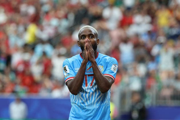 DR Congo s Cedric Bakambu reacts during a 2026 World Cup Group K soccer match between Portugal and the Democratic Republic of Congo, in Houston, Texas, USA, 17 June 2026 . Portugal vs Democratic Republic of Congo !ACHTUNG: NUR REDAKTIONELLE NUTZUNG!  Copyright: xCarlosxRamírezx GRAF376 20260617-55020626678_1