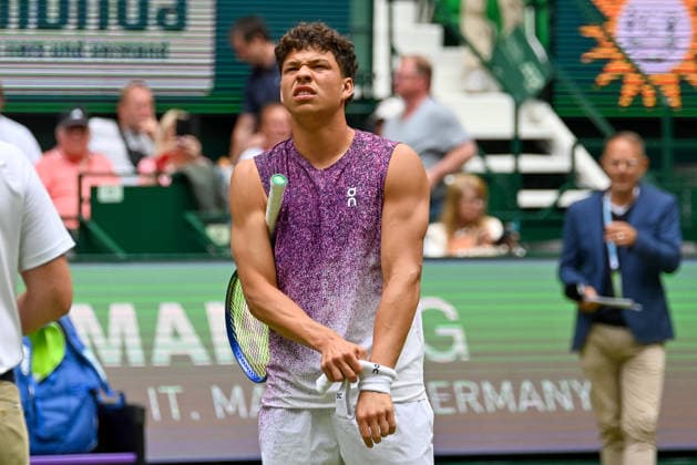 Ben Shelton (USA) TERRA WORTMANN Open 2026, Tennis, ATP, Tennis Herren Tennis Herren 500, Turnier, Hauptfeld, 17.06.2026, TERRA WORTMANN Open 2026, Tennis, ATP, Tennis Herren 500, Turnier, Hauptfeld, 17.06.2026 Halle