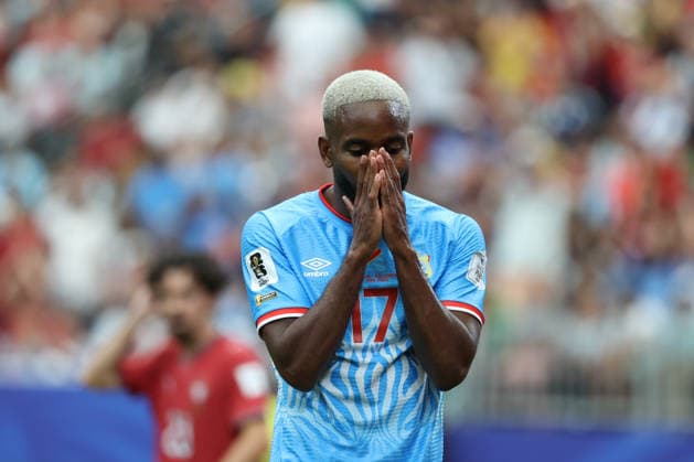 DR Congo s Cedric Bakambu reacts during a 2026 World Cup Group K soccer match between Portugal and the Democratic Republic of Congo, in Houston, Texas, USA, 17 June 2026 . Portugal vs Democratic Republic of Congo !ACHTUNG: NUR REDAKTIONELLE NUTZUNG!  Copyright: xCarlosxRamírezx GRAF395 20260617-55020626931_1