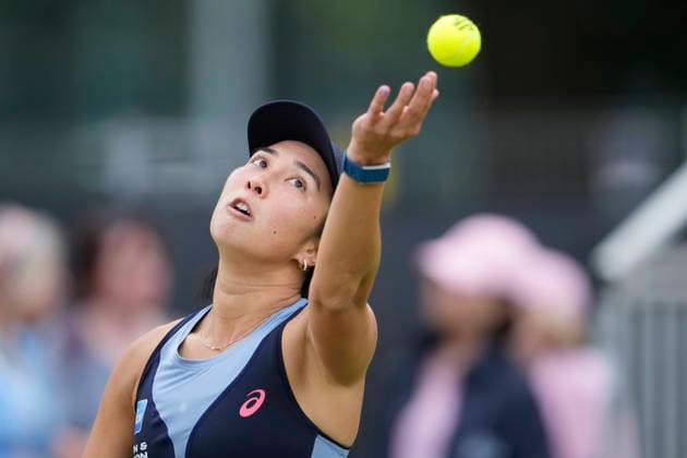 Lexus Nottingham Open - Day Three Aldila Sutjiadi of Indonesia competes during the round of 16 doubles match at the 2026 Lexus Nottingham Open Women s tennis tournament at the Nottingham Tennis Centre in Nottingham, England, on June 17, 2026. London Great Britain United Kingdom  Copyright: xOwenxHammondx originalFilename:hammond-2026lexu260617_npjsM.jpg
