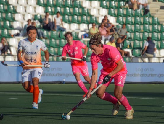Justus Warweg 7 7 during the FIH Pro League game between India and Germany at HC Rotterdam stadion, Netherlands.  Copyright: xArnexvanxderxBenx xSPPx Sportspressphoto_SPR168689