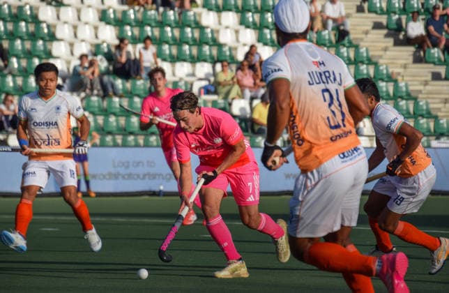 Justus Warweg 7 7 during the FIH Pro League game between India and Germany at HC Rotterdam stadion, Netherlands.  Copyright: xArnexvanxderxBenx xSPPx Sportspressphoto_SPR168690