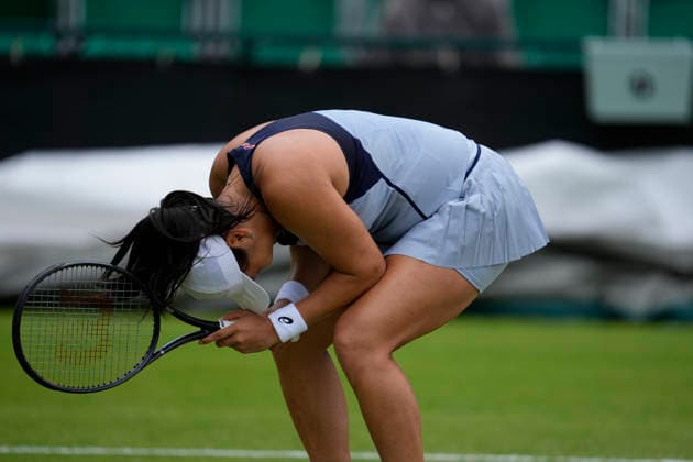 Lexus Nottingham Open - Day Three Janice Tjen of Indonesia competes during the round of 16 doubles match at the 2026 Lexus Nottingham Open Women s tennis tournament at the Nottingham Tennis Centre in Nottingham, England, on June 17, 2026. London Great Britain United Kingdom  Copyright: xOwenxHammondx originalFilename:hammond-2026lexu260617_npU37.jpg