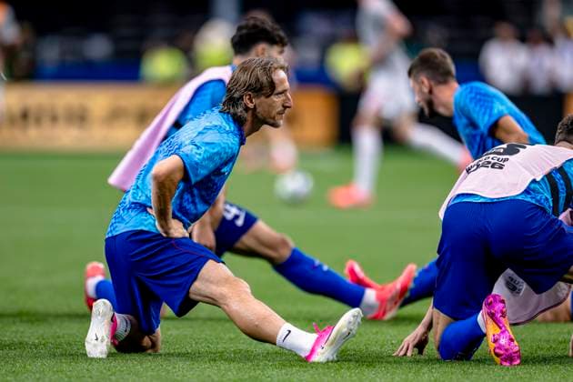 DALLAS - Luka Modric of Croatia during the 2026 World Cup at AT&T Stadium on June 17, 2026, in Dallas, United States. (Photo by Stefan Koops EYE4IMAGES DeFodi Images) -