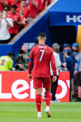 FIFA Fussball Weltmeisterschaft 2026, Gruppe K, Spiel 1, Portugal vs. DR Kongo, 17.06.2026 im NRG Stadium in Houton, Texas Cristiano Ronaldo unzufrieden unglücklich genervt sauer enttäuscht