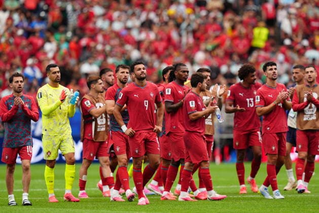 Portugal v DR Congo - FIFA World Cup, WM, Weltmeisterschaft, Fussball 2026 - Group K HOUSTON, USA - JUNE 17: Players of Portugal greet fans during the 2026 FIFA World Cup First Stage Group K match between Portugal and DR Congo at NRG Stadium (Houston Stadium) in Houston, Texas, United States on June 17, 2026. Hakan Akgun Anadolu Texas United States. Editorial use only. Please get in touch for any other usage.  Copyright: x2026xAnadoluxHakanxAkgunx